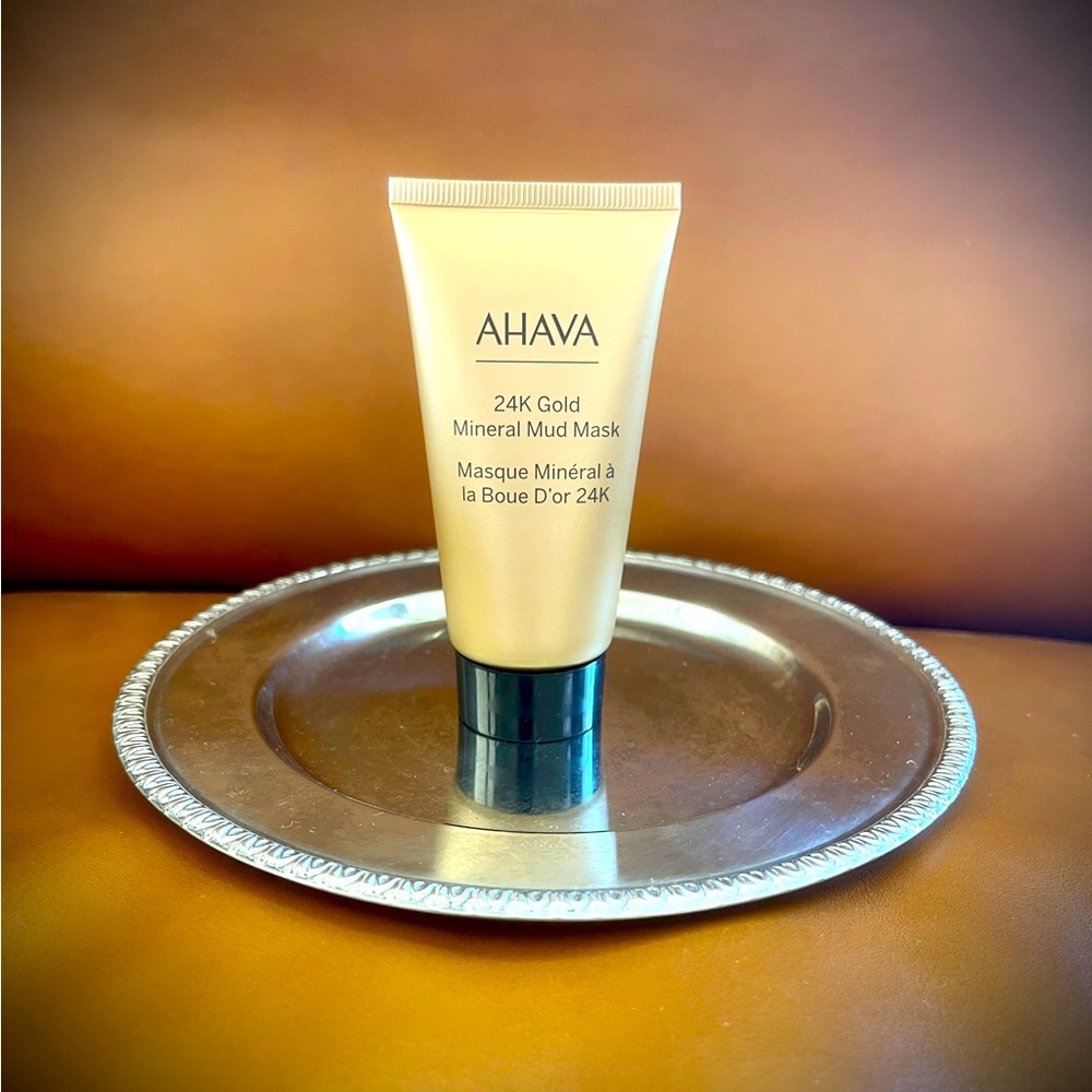 $70 AHAVA 24k Gold Mineral Dead Sea Mud Mask Full Size 1.7oz New, Sealed, Fresh